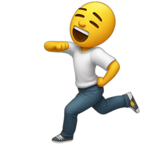 Personnage dab emoji