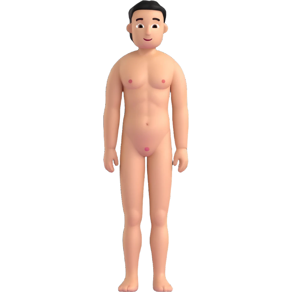 nude man emoji