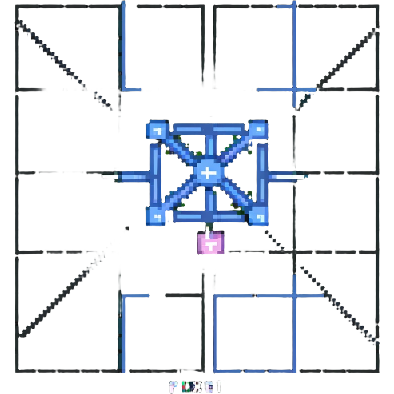 network with boxes at intersection points emoji