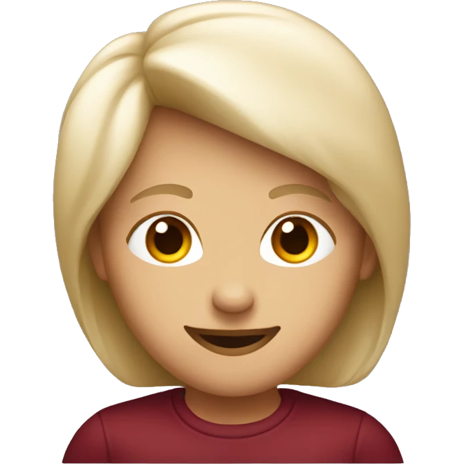 a burgundy red heart emoji