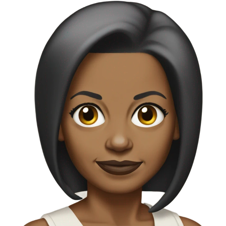 Michelle obama with no hair emoji