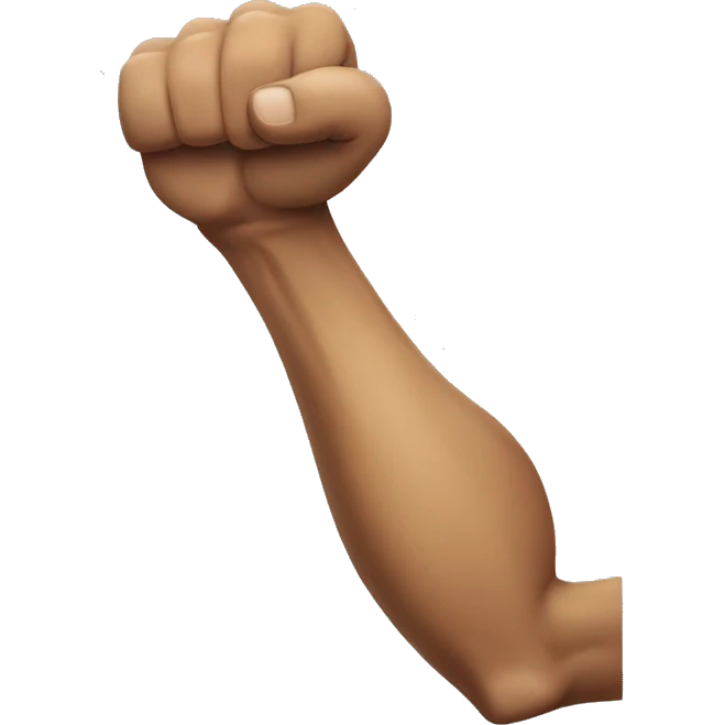 Arm flexing emoji