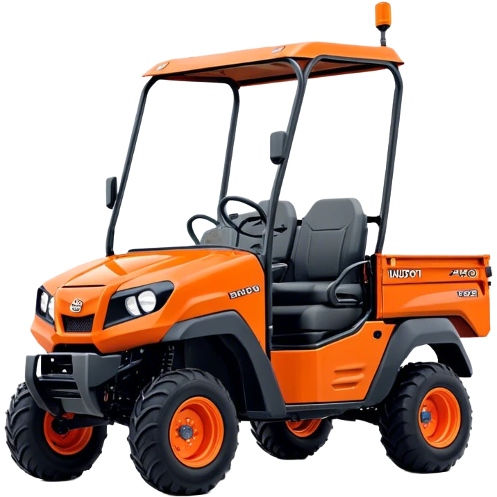 Farm Utility Vehicle (UTV) - Kubota RTV-XG850 (Model Year: 2021) (Iconic colour: Orange) emoji