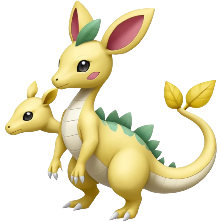 Leavanny-Gallade-Ampharos-Inteleon-Nidoqueen-Fakémon-Pokémon-hybrid-fusion-creature, full body emoji