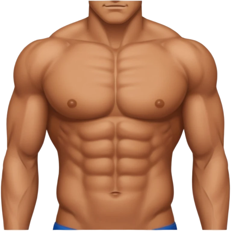 a zoomed in male chest emoji without revealing their arms, abs, face emoji
