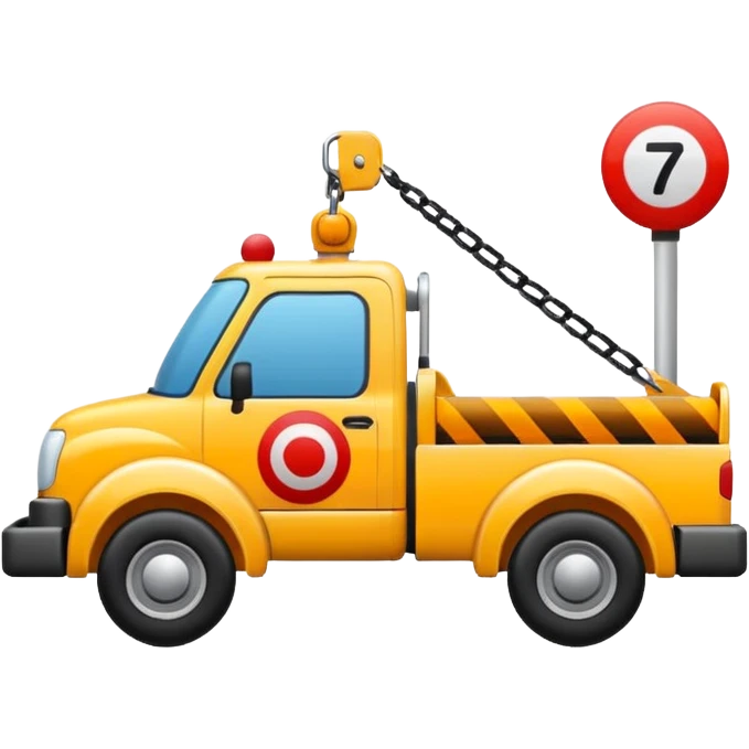 towing zone icon emoji