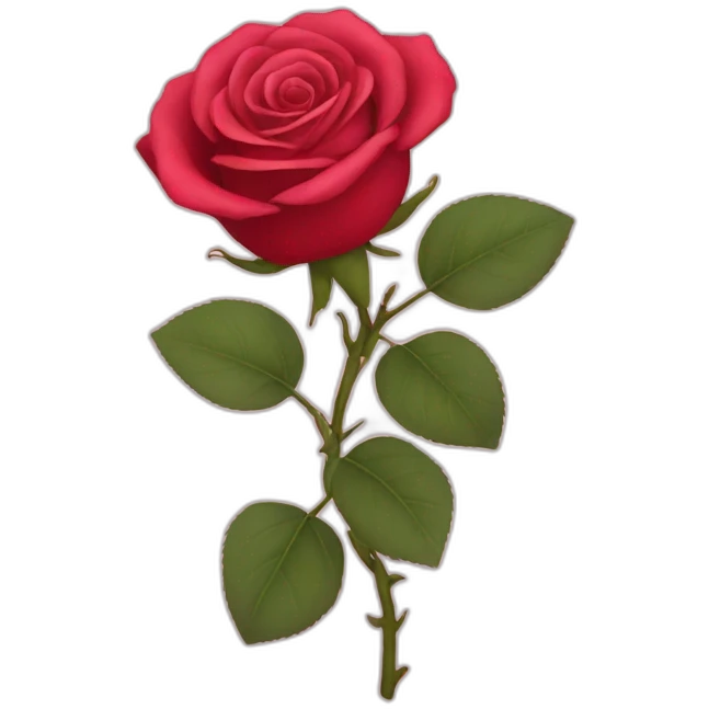 Rose emoji