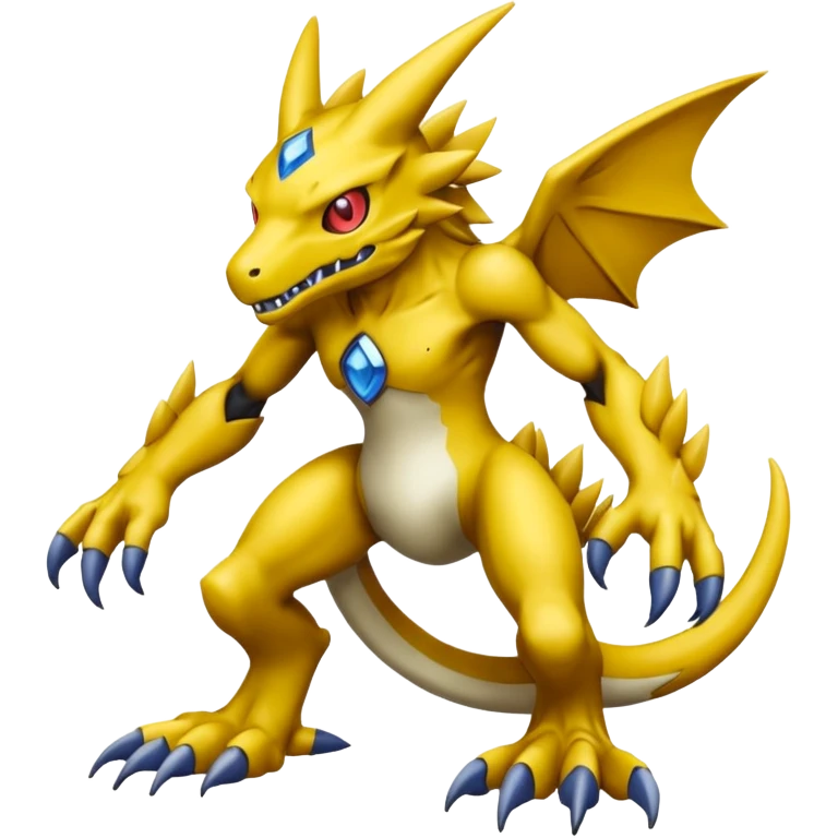 Draydenramon-Digimon-Fakémon-creature (full body) emoji