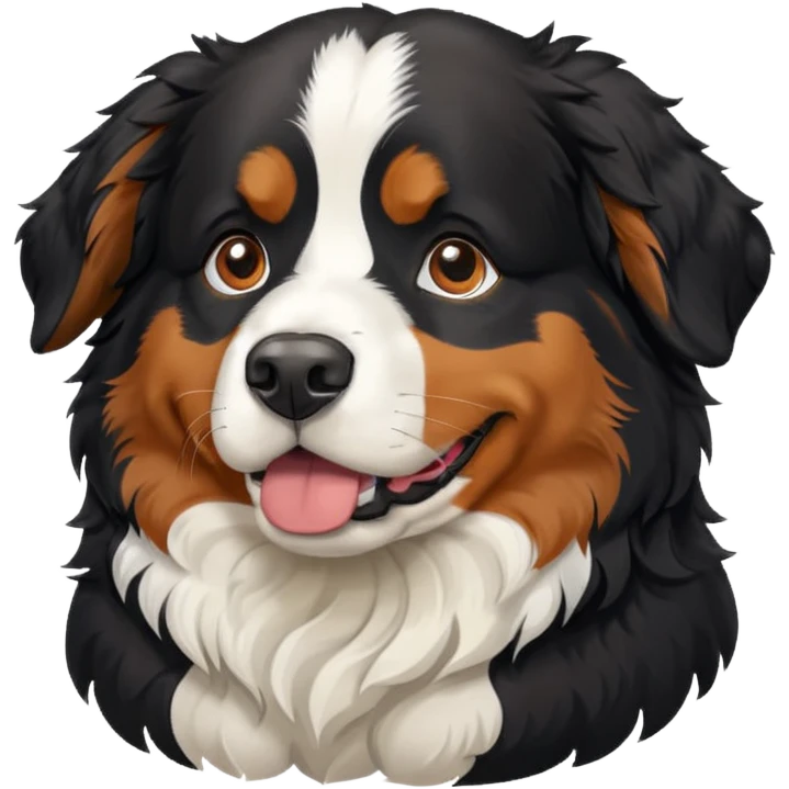 Bernese mountain dog emoji