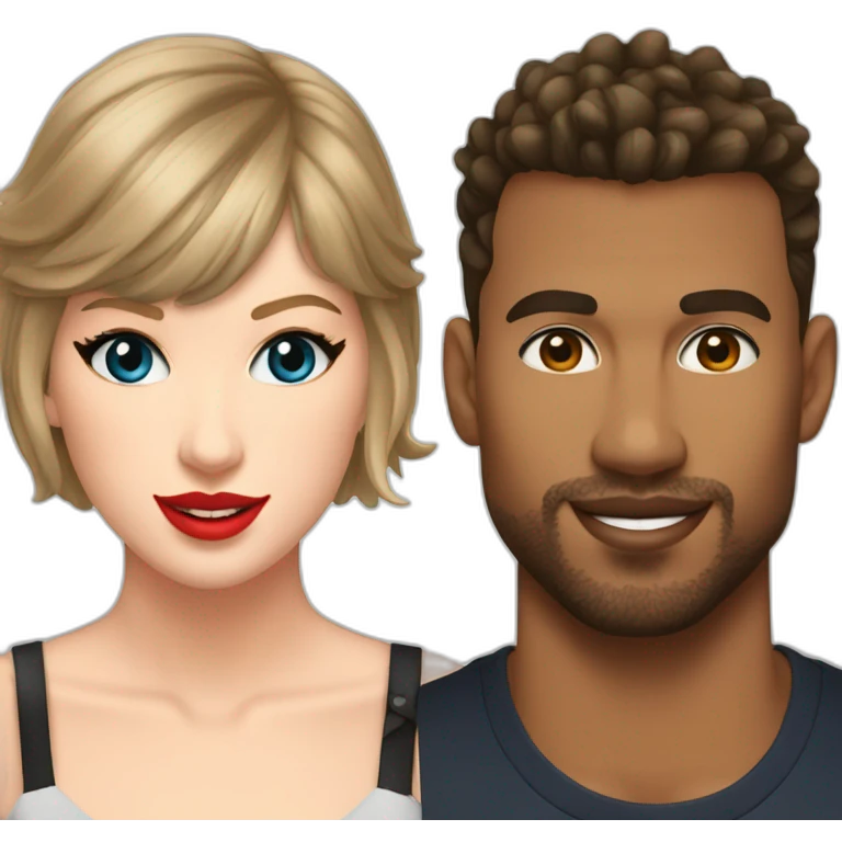 taylor swift & travis kalce emoji