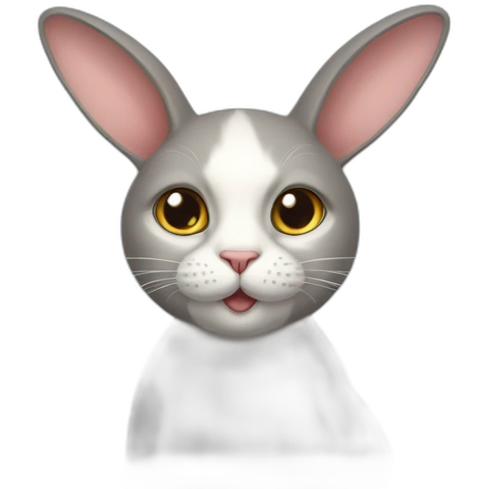 Cat rabbit emoji