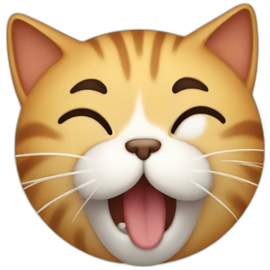 Cat sneezing  emoji
