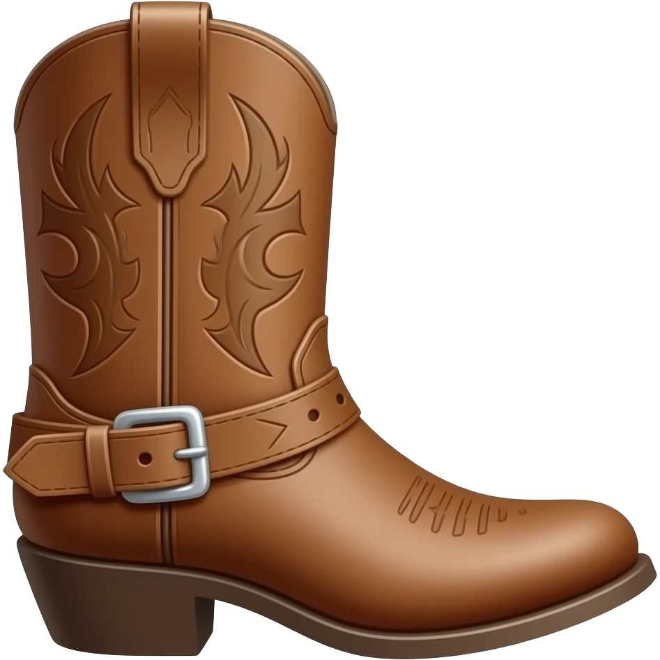 Cowboy boot emoji