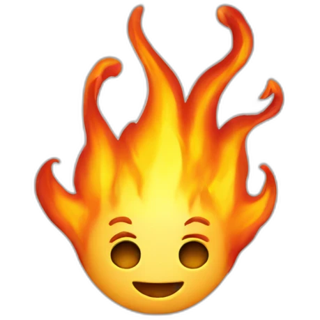 Coeur en flammes emoji
