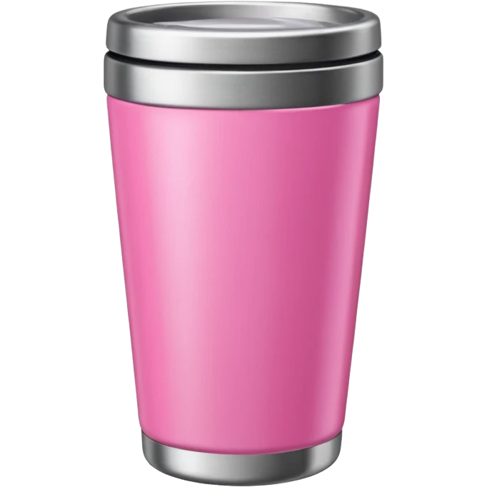 Pink tumbler cup emoji