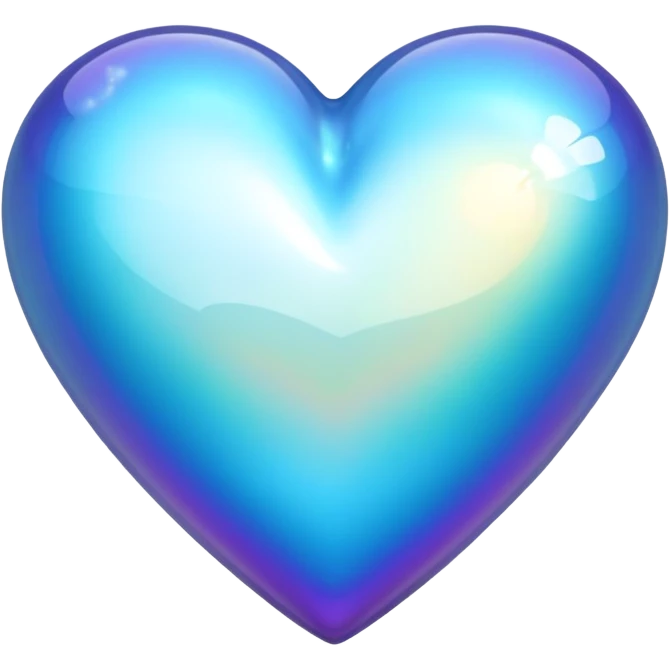coeur bleu emoji