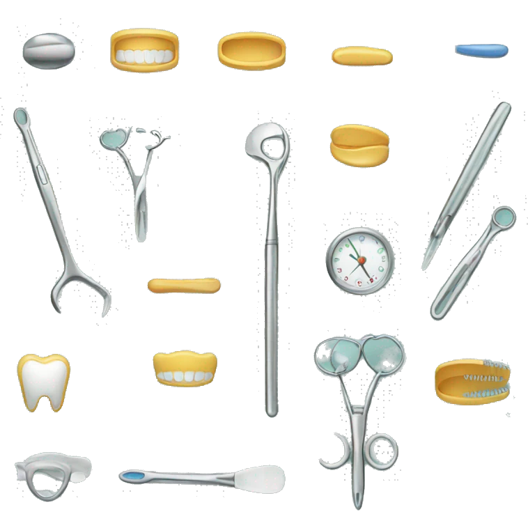 dentist's tools emoji