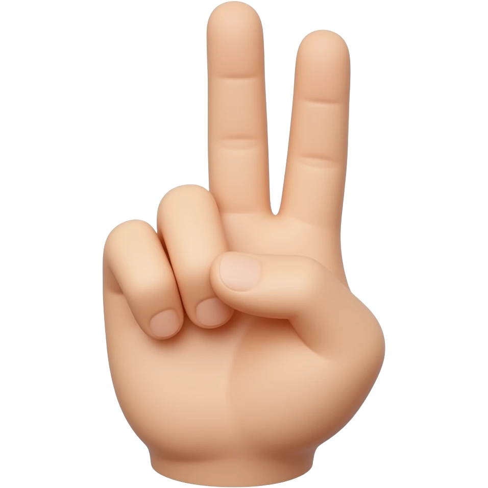 Geste six seven emoji