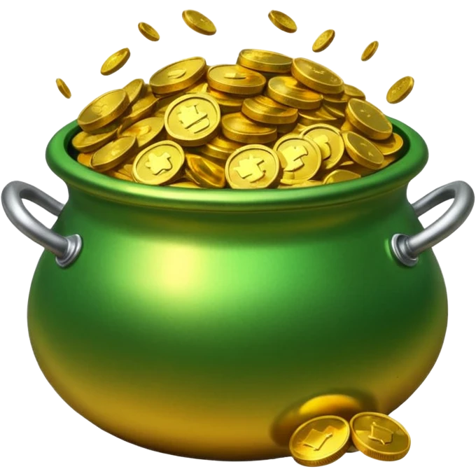 Pot of gold emoji