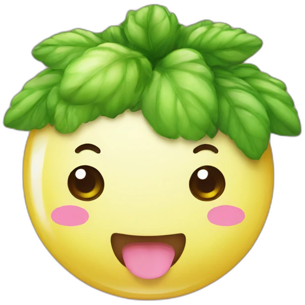 tamagochi feliz vegetariano emoji