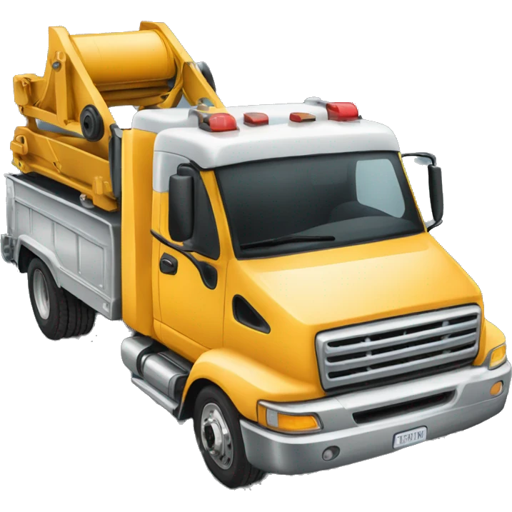 tow truck with loading space  emoji