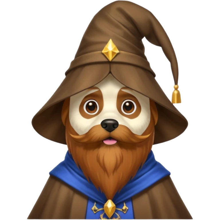 Dog wizard emoji