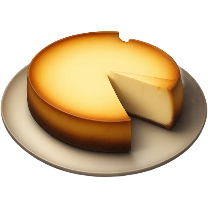 Burnt basque cheesecake emoji