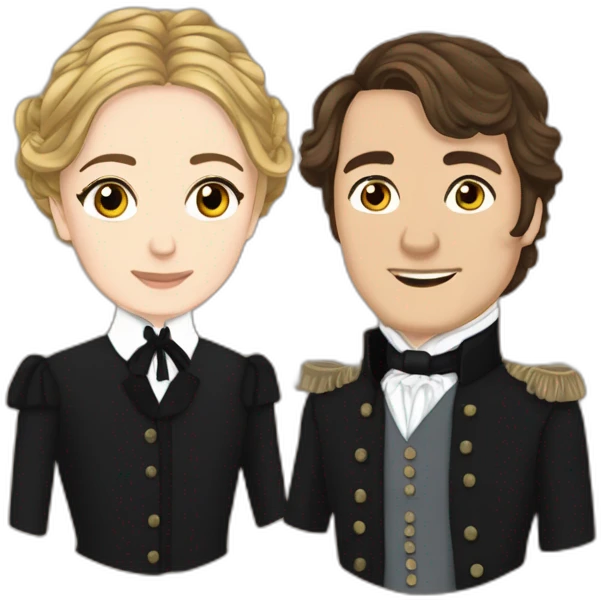 Pride and Prejudice Knightley and McFadyan emoji