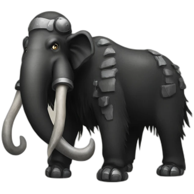 black mammoth bot emoji