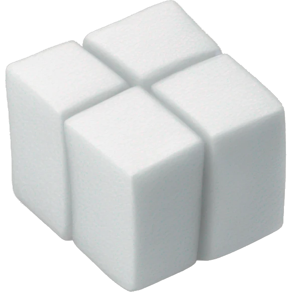 sugar cubes on a tissue emoji