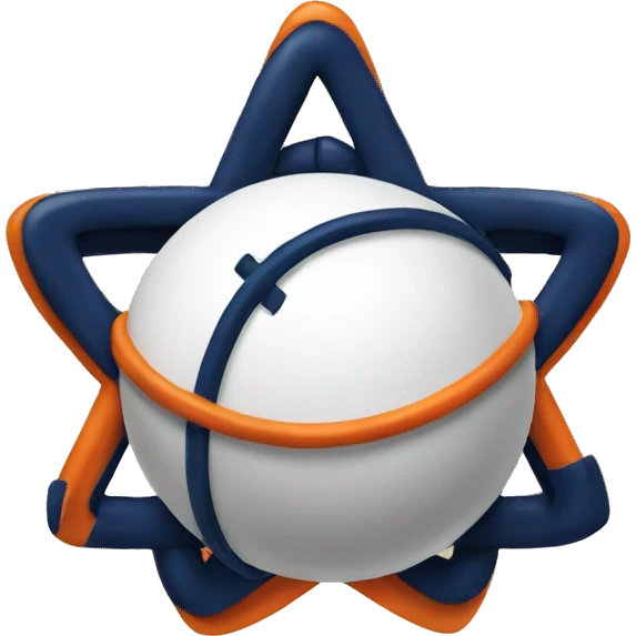 Astros orbit playing baseball emoji