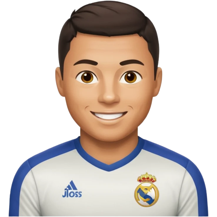 Ronaldo with match emoji