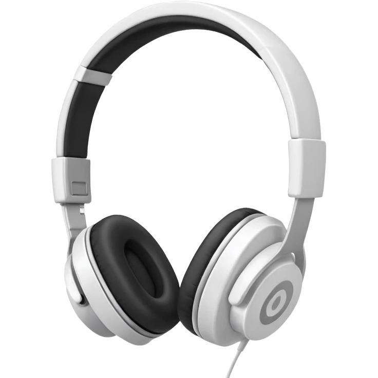 White headphone emoji