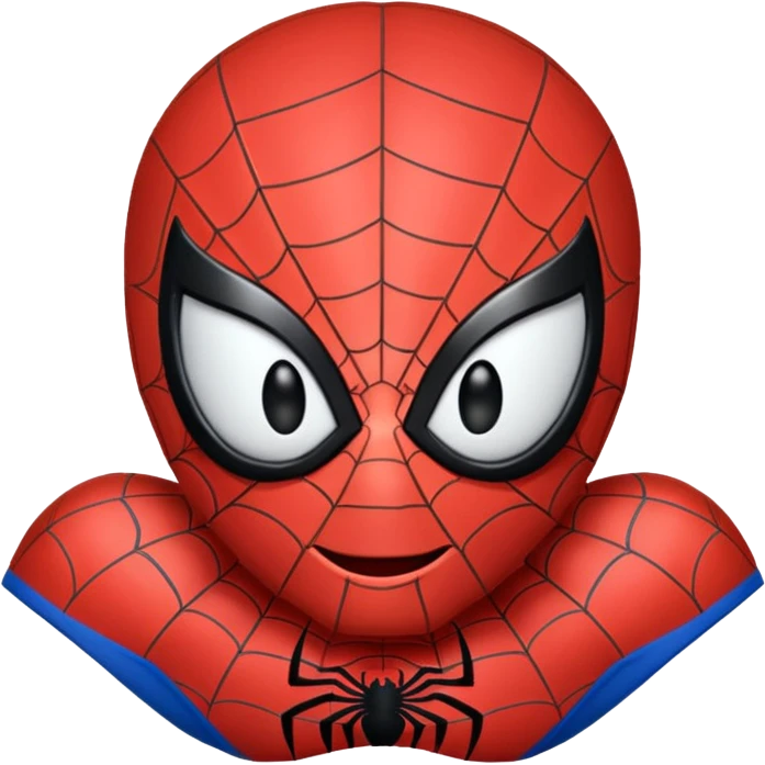 Crea emoji de Spider Man riendose emoji