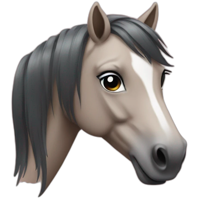 Cheval sur fille emoji