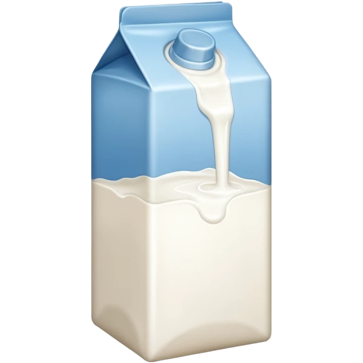 Milk out of the carton emoji
