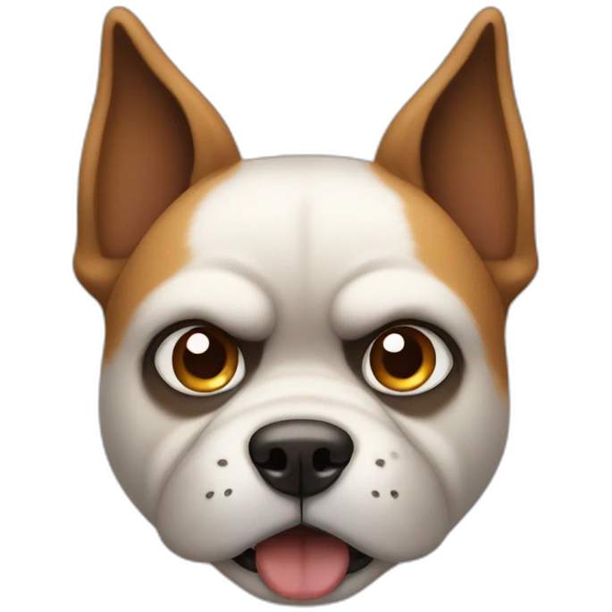 Angry dog emoji