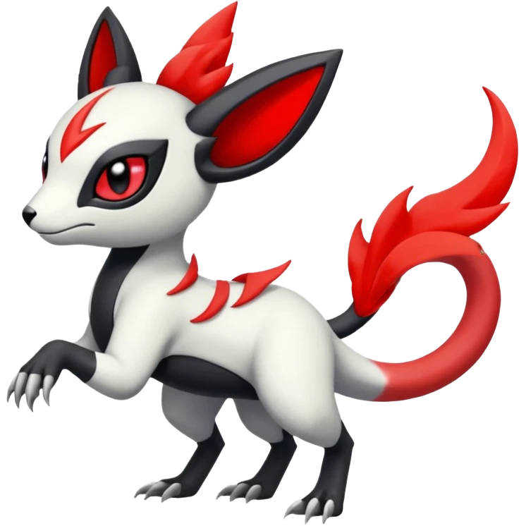 Zangoose-Meloetta-Salandit-Absol-fusion emoji