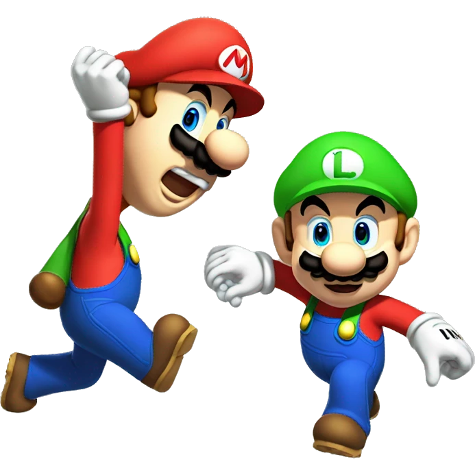 mario and luigi emoji