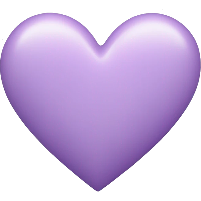 pastel purple heart emoji