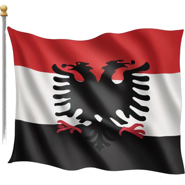 Flag of albania but very cool and epic emoji