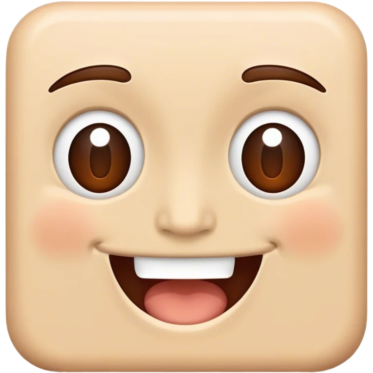 Smiley face who has IBS emoji