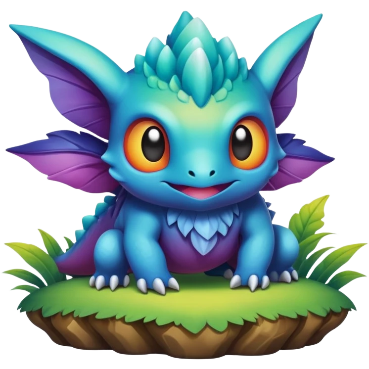  complex detailed gradients aesthetic-Fakémon-creature-scenery emoji