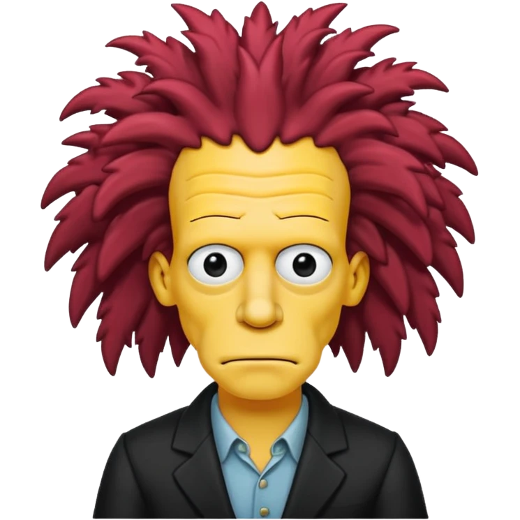 Sideshow Bob, simpson, long nose. emoji