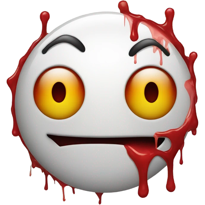 smiley face with bloodshot eyes  emoji