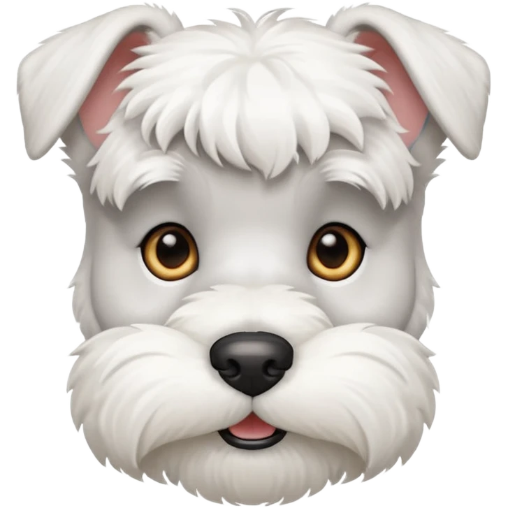 minature white schnauzer emoji
