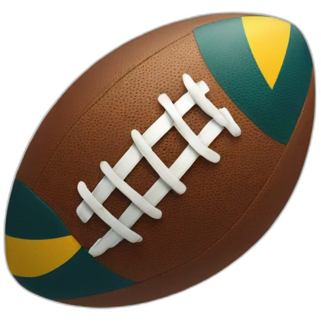 Ballon de rugby emoji