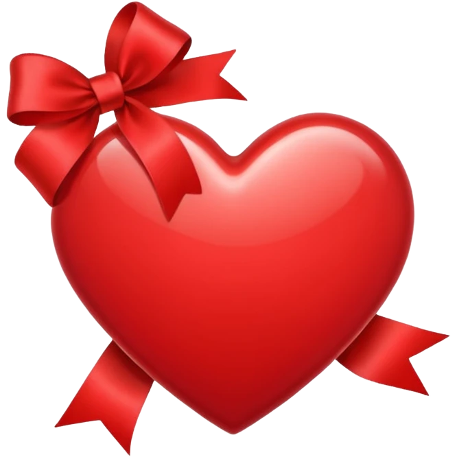 red greeting card emoji