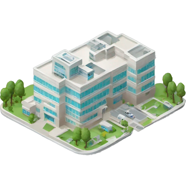 hospital isometric emoji