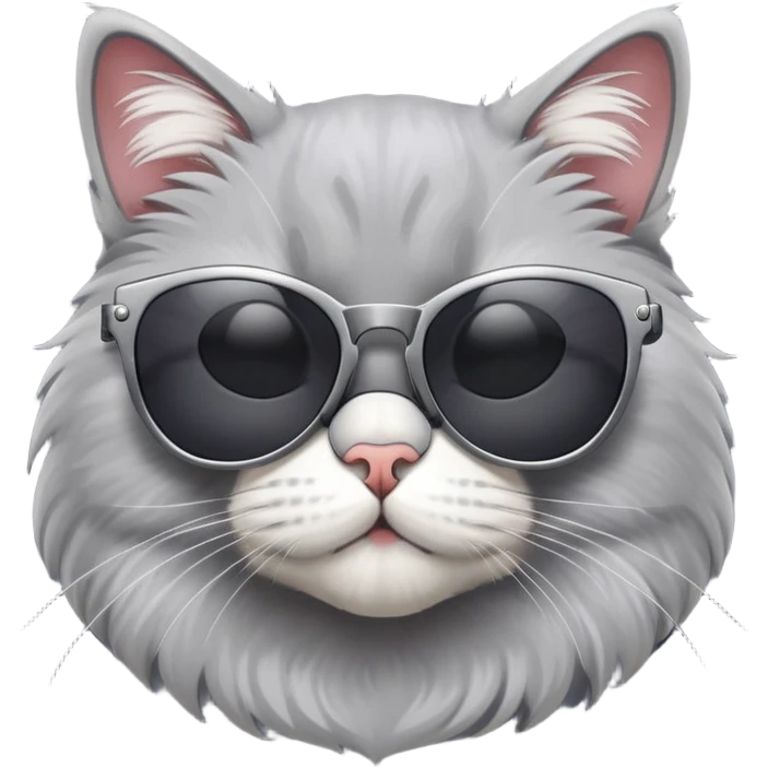 Cat wearing sunglasses emoji